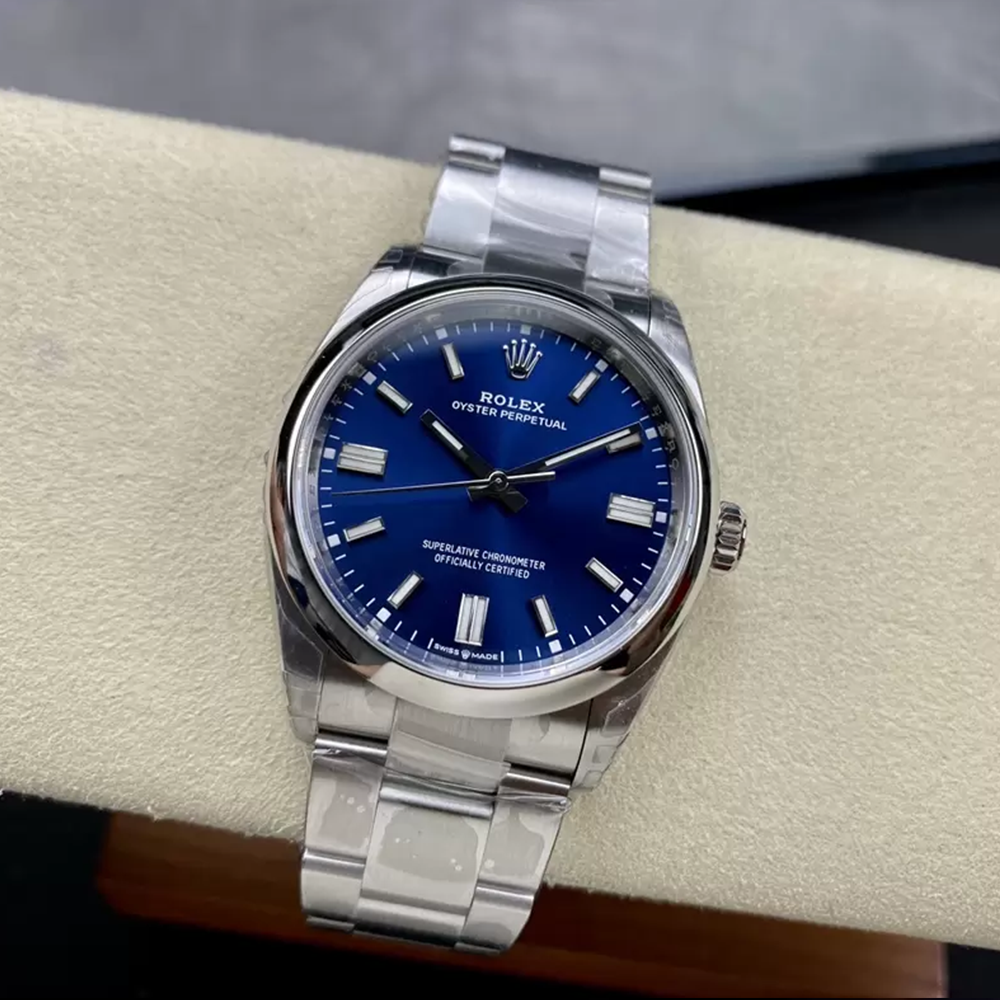 최고퀄 VS공장 롤렉스 오이스터 퍼페츄얼 블루 다이얼 스틸 36mm 126000