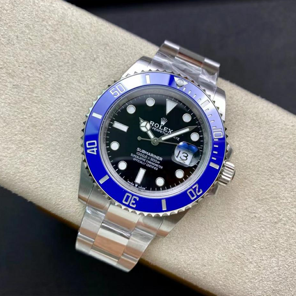 최고퀄 VS공장 롤렉스 서브마리너 블랙 다이얼 스머프 41mm 126619