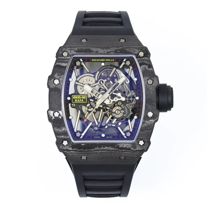 최고퀄 ZF공장 리차드밀 라파엘 나달 RM35-02 블랙 카본 / 블랙 러버밴드