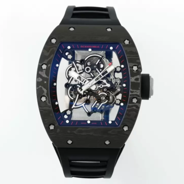 최고퀄 ZF공장 리차드밀 부바왓슨 RM-055 블랙카본 / 네이비 / 블랙 러버밴드