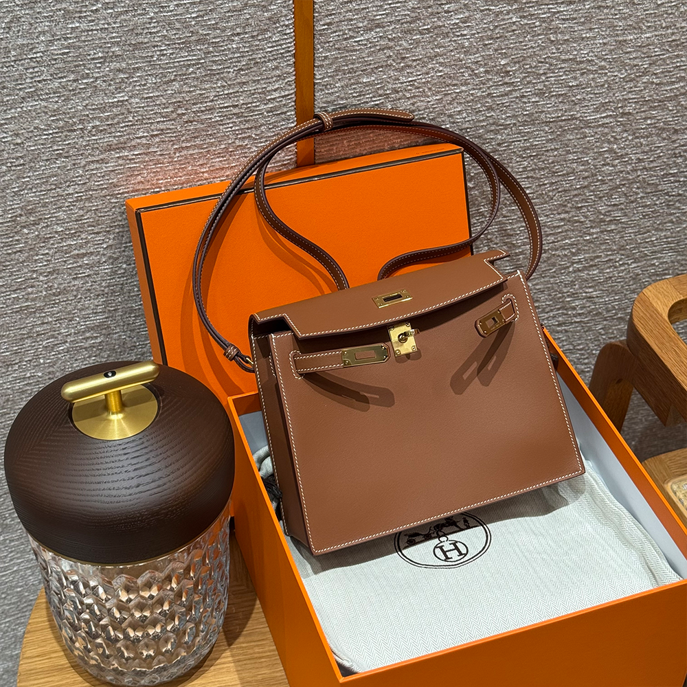 최고퀄 올수공 에르메스 켈리 단스 골드 브라운 스위프트 가죽 골드 하드웨어