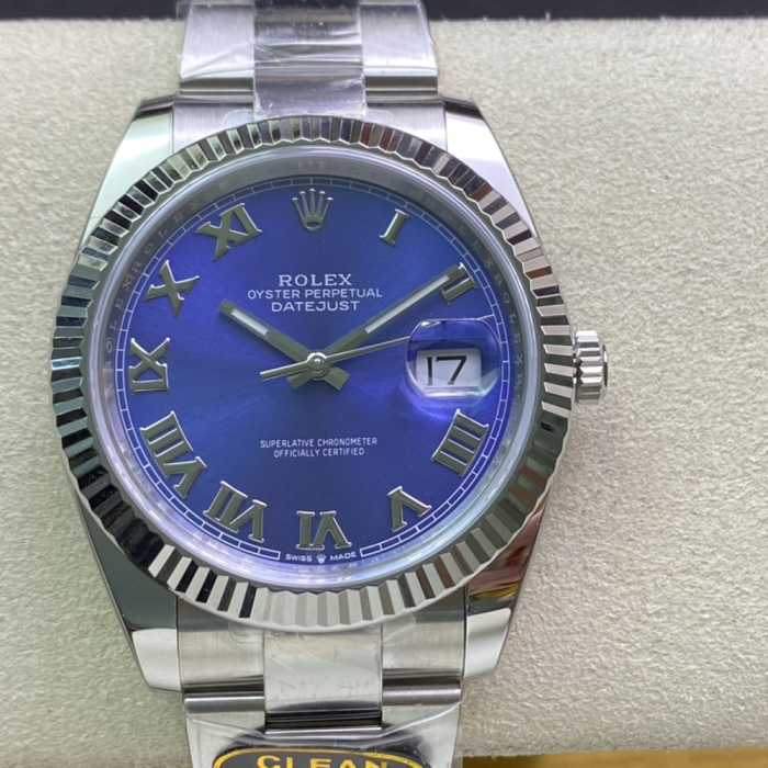 최고퀄 클린공장 롤렉스 데이저스트 청판 로만 다이얼 오이스터 41mm 126334