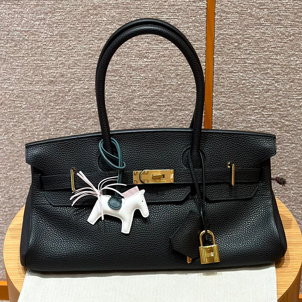 최고퀄 올수공 에르메스 숄더 버킨 42 블랙 에버컬러 가죽 골드 하드웨어