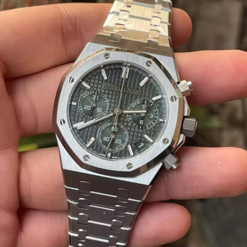 최고퀄 APS공장 오데마피게 로얄오크 크로노그래프 그린 다이얼 41mm 26240